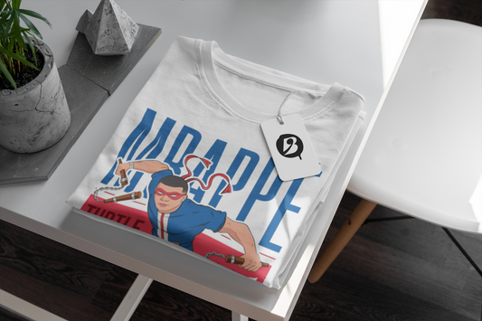 Camiseta Oficial de Mbappe El Ganador del Mundo, Héroe del PSG